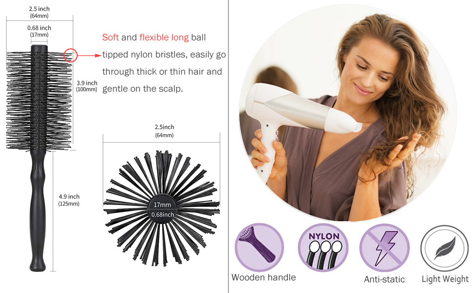 Large Round Hair Brush